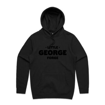 Little George Forge Stencil Hoodie - Black Logo 2 Thumbnail