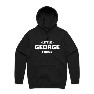 Little George Forge Stencil Hoodie - White Logo 2 Thumbnail