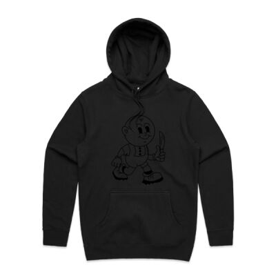 Little George Forge Stencil Hoodie - Black Logo Thumbnail